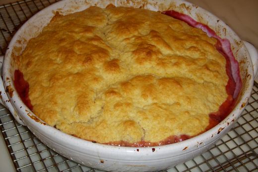 Cherry cobbler