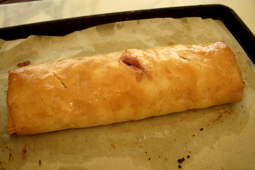 Cherry strudel