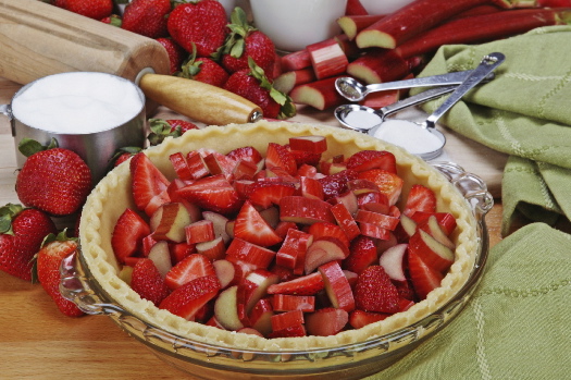 Susie Norris' Strawberry-Rhubarb Pie