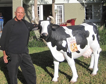 Clifford A. Wright with Cow