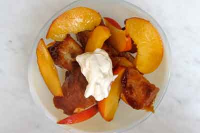 Sweet Panzanella With Peaches, Plums or Nectarines
