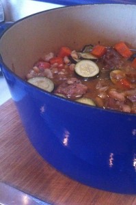 Pork and Flageolet Bean Stew