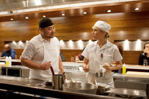 David Chang and Kim Dickens in 