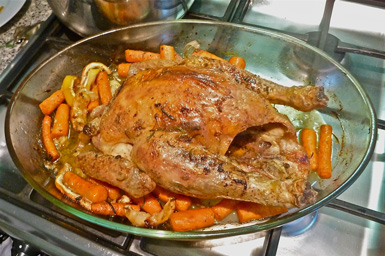 Evy's roasted chicken. Credit: L. John Harris