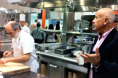 Clifford Wright and Corrado Assenza at CIA's Worlds of Flavor Conference