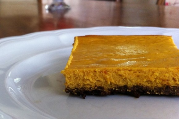 pumpkin bar with gingerbread crust pumpkin bar with gingerbread crust