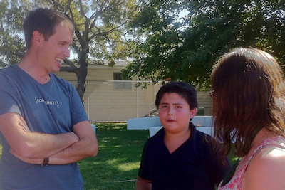Kimbal Musk at Samuel Gompers School in L.A.