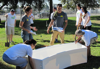 Volunteers Assemble School Gardens