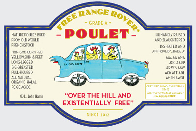 Free Ranger Rover Poulet Cartoon by L. John Harris