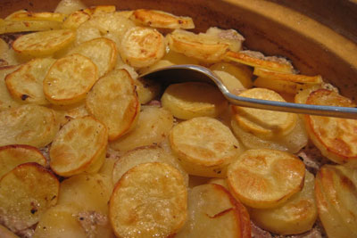 Alsatian Baeckeoffe ready for serving. Credit: Sue Style