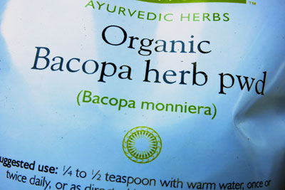 Herbal Brahmi powder. Credit: Sarah Khan