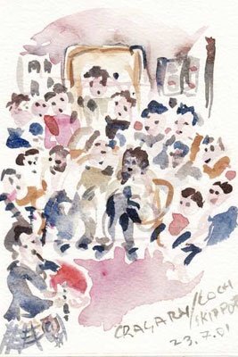 A Scottish Hogmanay celebration. Credit: Elisabeth Luard