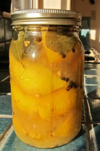 preserved lemons in a jar