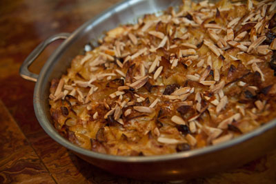 Noodle pudding. Credit: Bethany Versoy