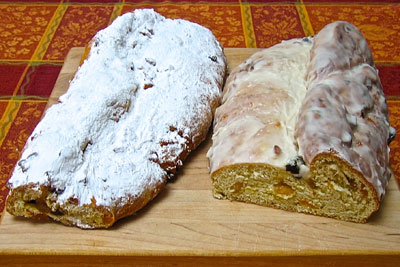 Loaves of stollen. Credit: Kathy Hunt