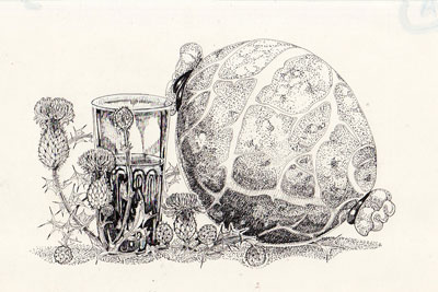 Haggis and whisky, the staples of any Burns Night supper. Credit: Elisabeth Luard