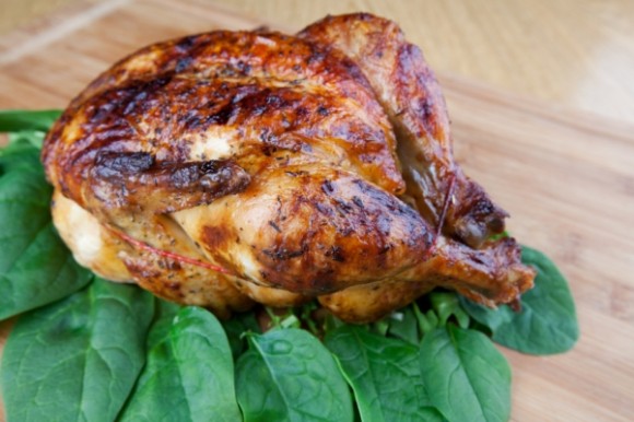 pre-roasted chicken