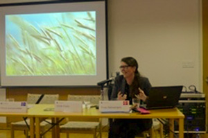 Trine Hahnemann speaks at the Nordic Council of Ministers event. Credit: Courtesy of Trine Hahnemann