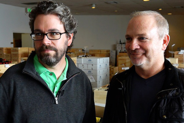Kyle Meyer and Tristen Beamon of BestWinesOnline.com.