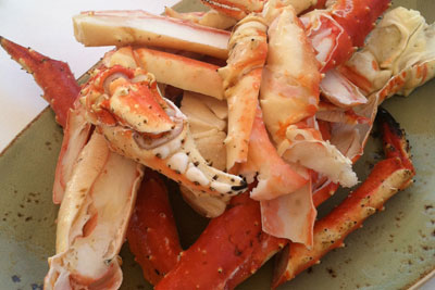Alaskan king crab. Credit: Kathy Gunst
