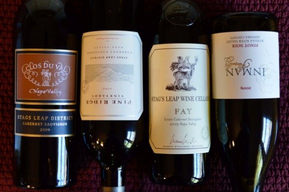 A selection of holiday wine. Credit: Tina Caputo