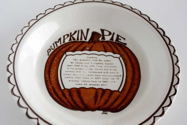 Mother's pumpkin pie dish. Credit: Cheryl D. Lee