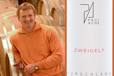 2011 Paul Achs Zweigelt is an ideal red wine for Thanksgiving. Credit: Weingut Paul Achs.