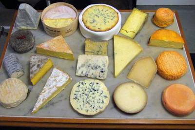 Cheese trolley. Credit: Louis Villard
