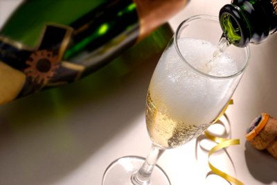 Champagne for New Year’s Eve. Credit: iStockphoto