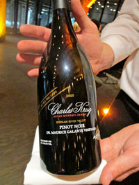 A 2005 Limited Release Dr. Galante Vineyard Pinot Noir. Credit: Mira Honeycutt