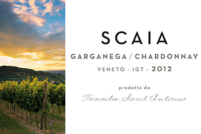 2012 Tenuta Sant'Antonio Scaia Garganega/Chardonnay label and vineyard. Credit: Courtesy of Tenuta Sant'Antonio
