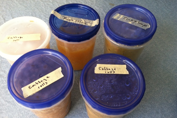 Staples from the freezer. Credit: Barbara Haber