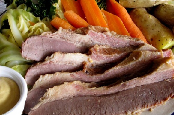 Corned beef and vegetables. Credit: Lynne Curry