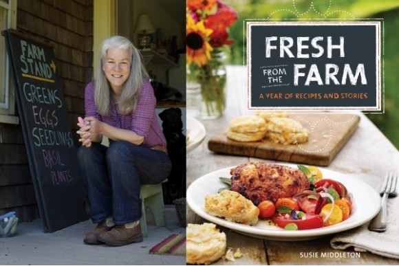 Susie Middleton and the cover of “Fresh from the Farm.