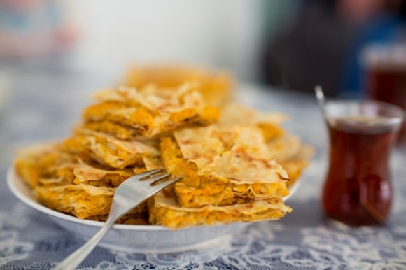 Pumpkin and walnut borek from Turkey. Credit: David Hagerman
