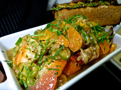 Drunken Shrimp at the Beverly Hills Luxe Rodeo Drive Hotel. Credit: David Latt