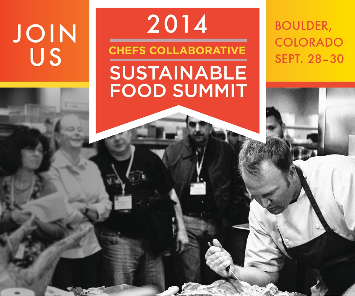 Tickets on sale NOW: join us in Boulder, CO Sept. 28-30 for the 2014 Sustainable Food Summit!