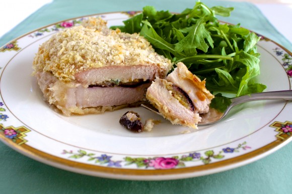 Fig-Stuffed Panko Pork Chops. Credit: Cheryl D. Lee