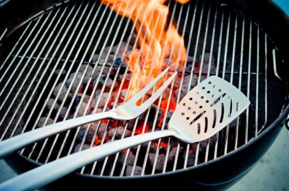 Grill fire ready for a four-course dinner. Credit: iStock/Keith Tsuji