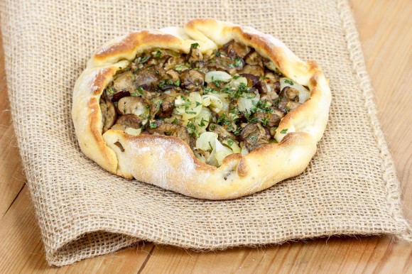 Mushroom galette. Credit: Dreamstime