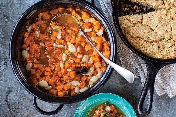Sweet Potato and Lima Bean Tagine. Reprinted with permission from 