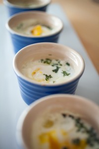 garden baked eggs