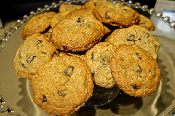 Gluten-free chocolate chip cookies made by chef Paul Fields for guests at the Inn on Randolph, Napa, Calif.. Credit: David Latt