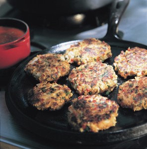 Spicy crab cakes make for great party foods. Credit: Canyon Ranch Spa