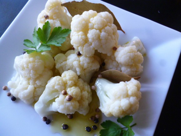 Buy the freshest cauliflower you can find for Cauliflower à la Greque. Credit: Copyright 2015 Rosemary Barron