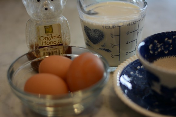 Gogol-Mogol is an eastern European cure for a sore throat and laryngitis that uses egg yolks, milk and honey. Credit: Carole Murko