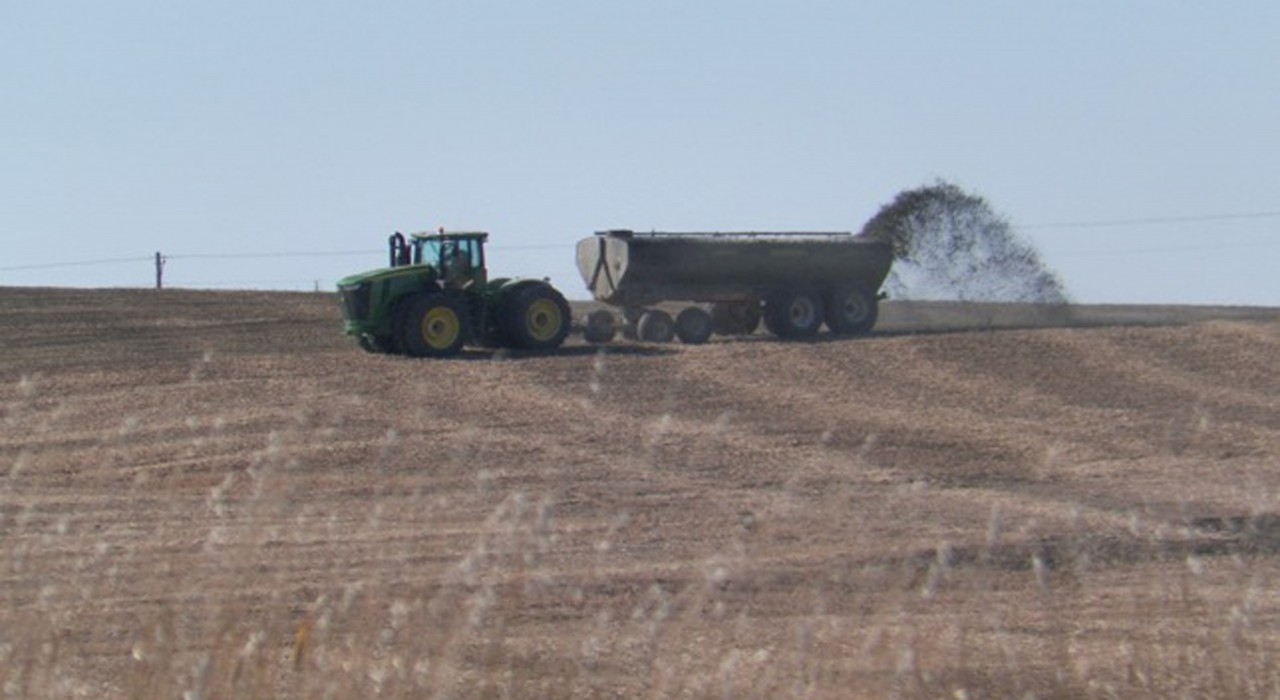 Agricultural pollutants can poison water and earth.