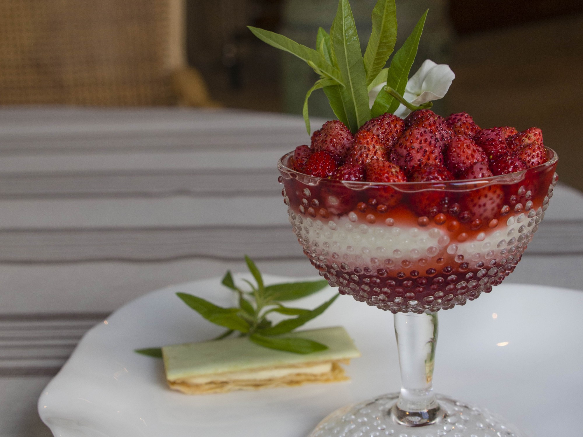 A strawberry dessert. Credit: Copyright 2015 Carla Capalbo