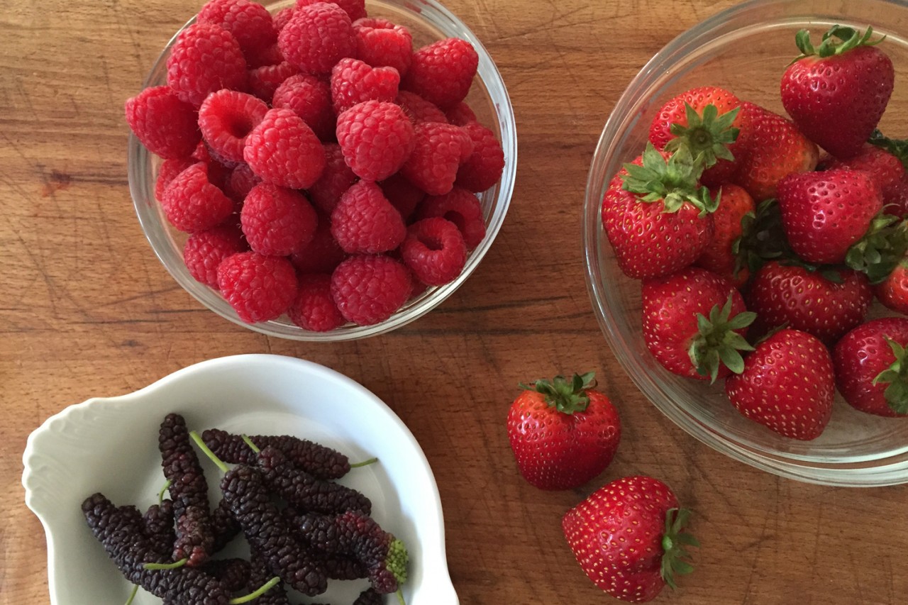 Bright red jam made from berries is best for jam tarts. Credit: Copyright 2015 Nicole Litvack