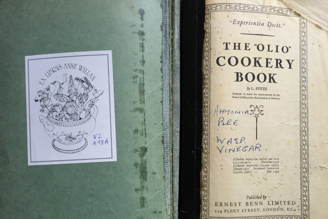As my mother indicated on the title page of her cookery book, ammonia relieves bee stings; vinegar is best for wasps. Credit: Copyright 2015 Nicole Litvack